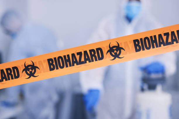 Professional Biohazard technician working in Commerce, CA